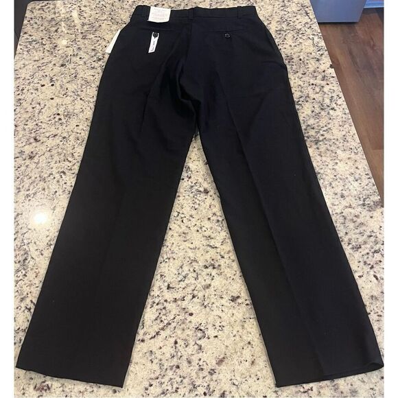 Calvin Klein Boys' Flat Bi-Stretch Dress Pant, Straight Leg - Picture 3 of 5